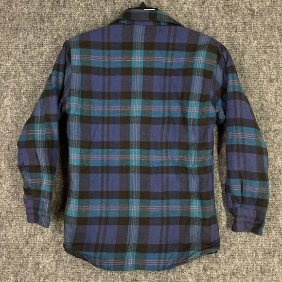 Sports‎ Afield Shacket Mens SMALL Plaid Quilted Shirt Jacket Camping Outerwear - Picture 2 of 7